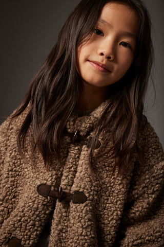 Taupe Sherpa Jacket
