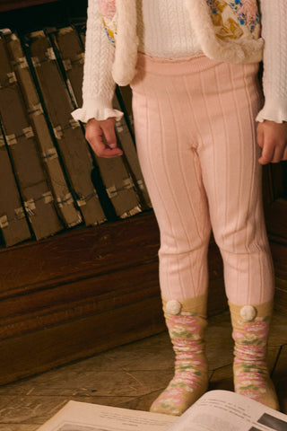 Moldavia Blush Knit Leggings
