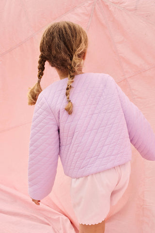 Orisha Embroidered Jacket in Viole
