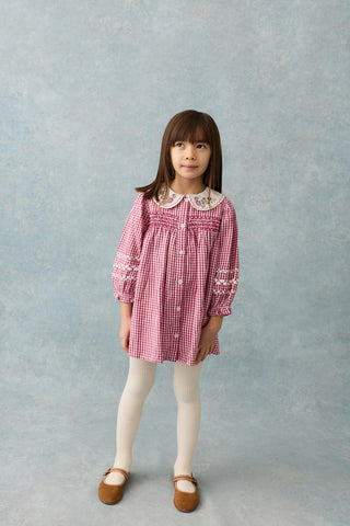 Cream Knit Chukata Tights
