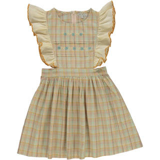 Giulia Embroidered Apron Dress

