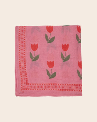 Pink Tulip Scarf

