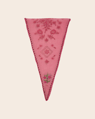 Daisy Rose Embroidered Tie Scarf
