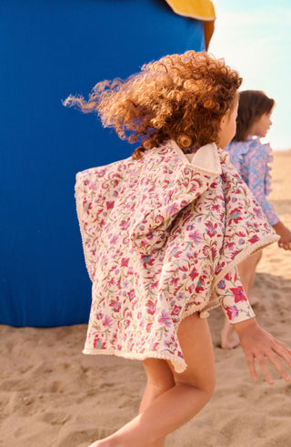 Printed Cotton Mael Beach Cape
