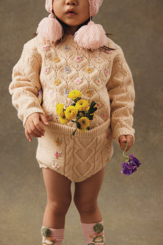 Blush Knit Chelie Socks
