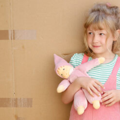 Organic Cotton Waldorf Nani Baby Doll Rose

