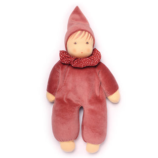 Organic Cotton Waldorf Nani Baby Doll Rose
