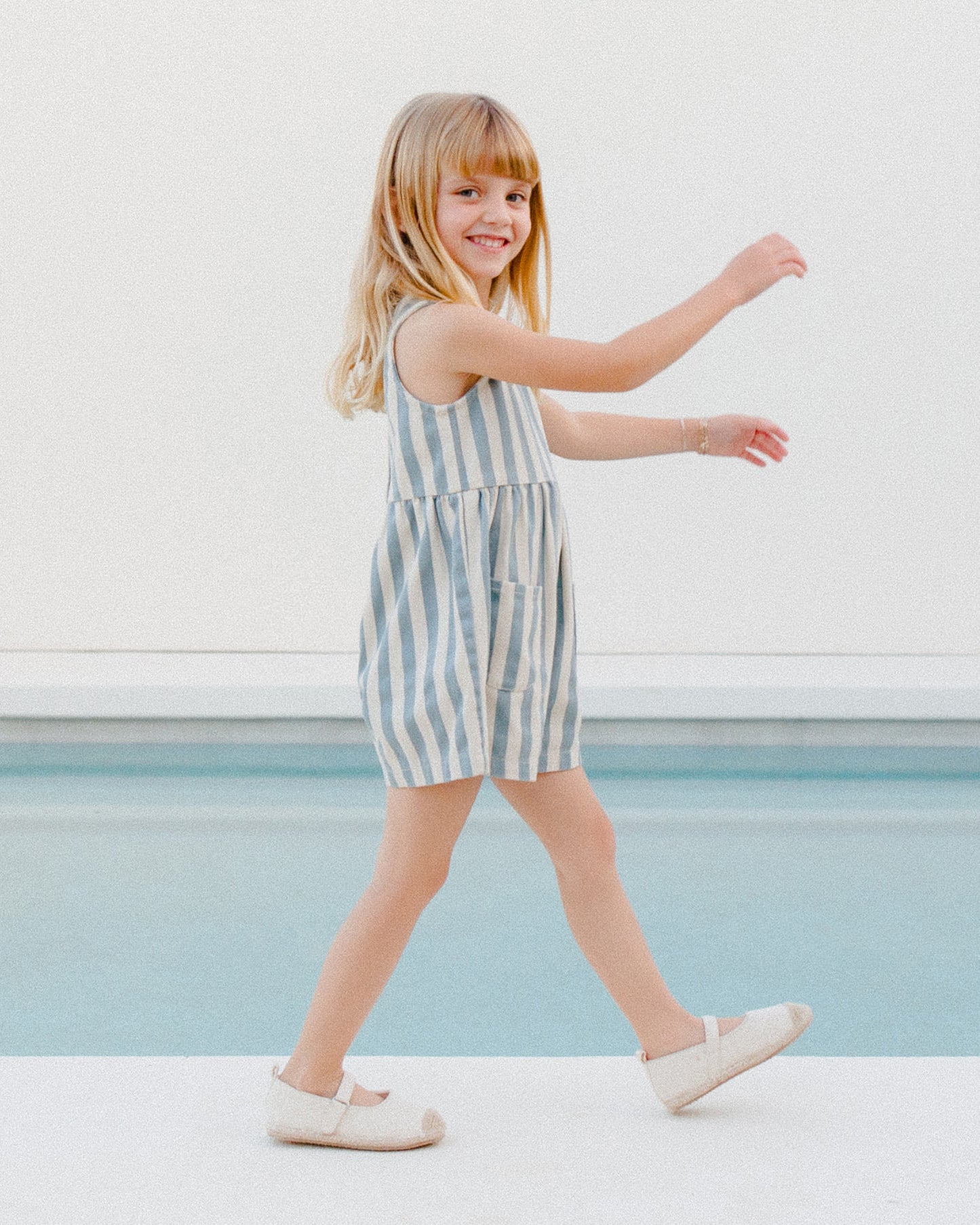 Ocean Stripe Dani Romper
