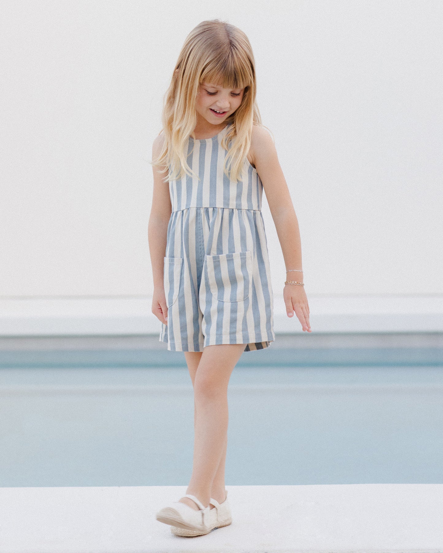 Ocean Stripe Dani Romper