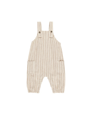 Cargo Baby Overall in Saddle Pinstripe
