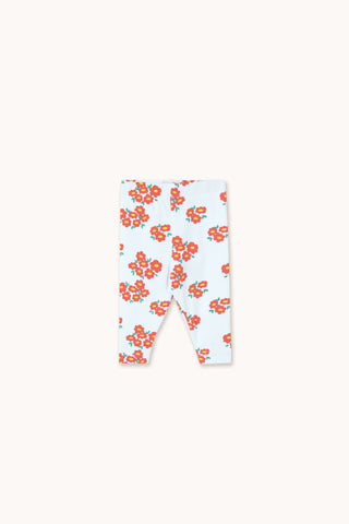 Blossoms Rib Baby Set in Ice Blue
