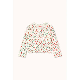 Tiny Roses Rib Kids Cardigan Jacket
