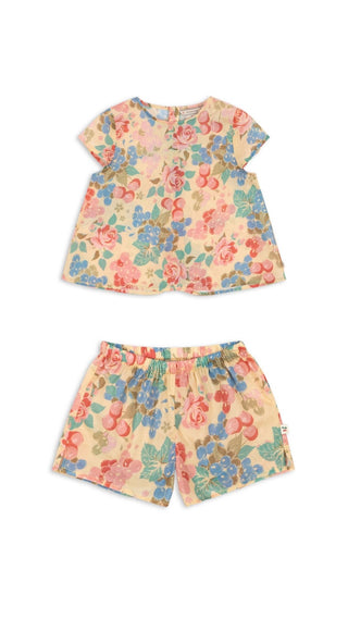 Bloomie Grape Pacey Shirt and Short Set
