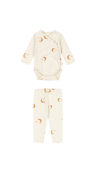 Moon Newborn Kimono Baby Set
