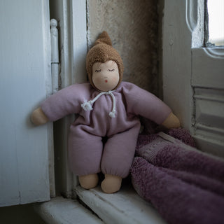 Walnut Baby Waldorf Doll Pink
