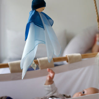 Silk Cradle Fairy Doll Blue
