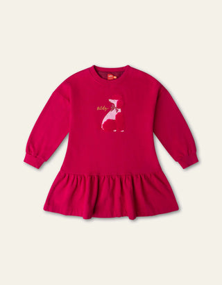Drole Poodle Sweatshirt Dress
