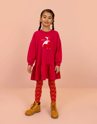 Drole Poodle Sweatshirt Dress
