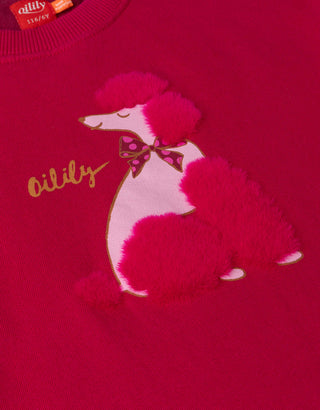 Drole Poodle Sweatshirt Dress
