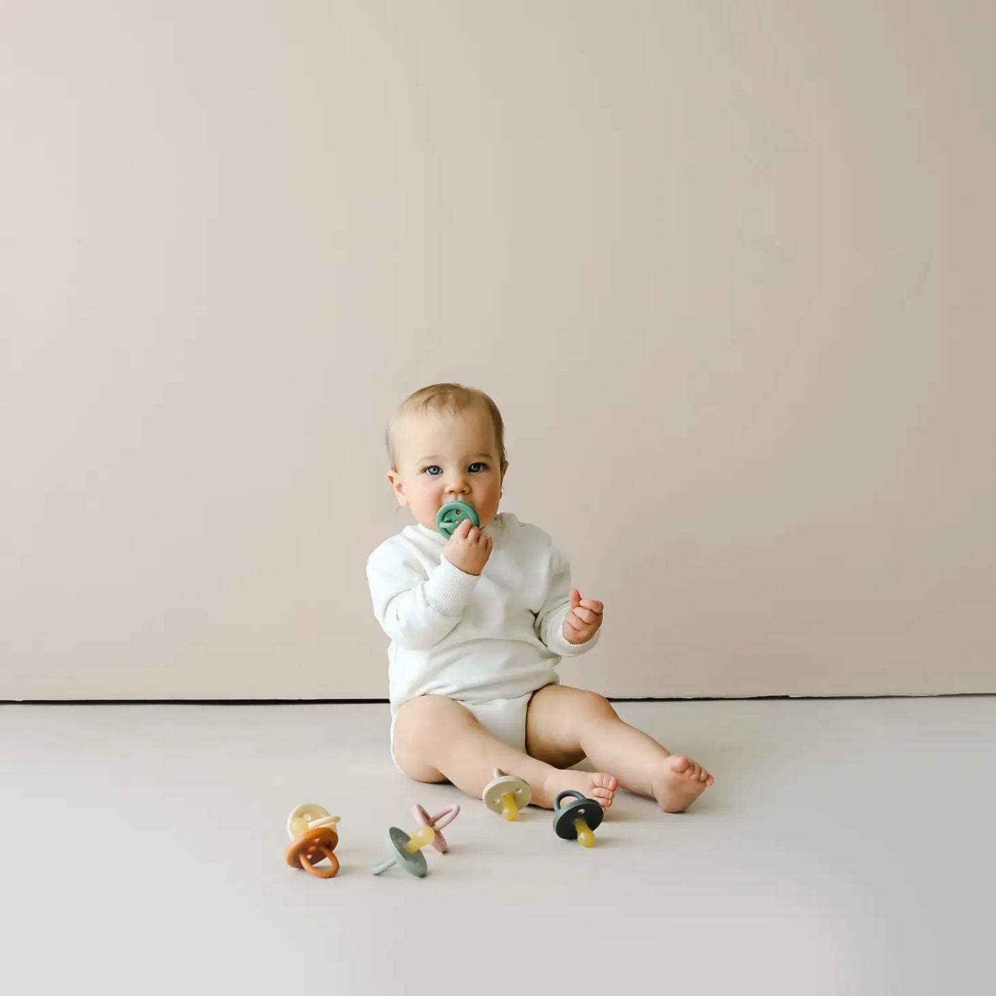 Snuggle Me Organics Pacifier-Moss & Slate