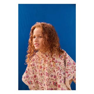 Printed Cotton Mael Beach Cape
