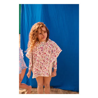 Printed Cotton Mael Beach Cape
