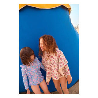 Printed Cotton Mael Beach Cape
