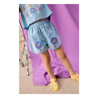 Maïwen Embroidered Shorts
