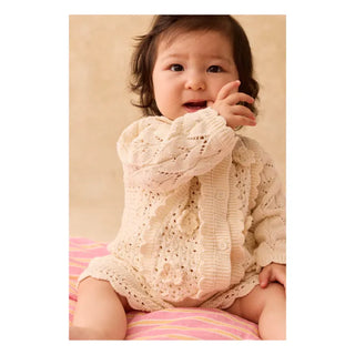 Chai Crocheted Knit Cardigan
