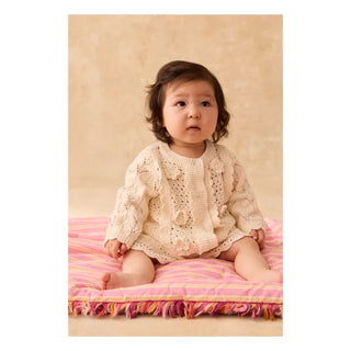 Chai Crocheted Knit Cardigan
