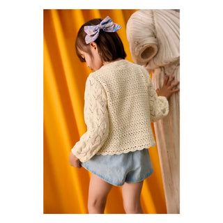 Chai Crocheted Knit Cardigan
