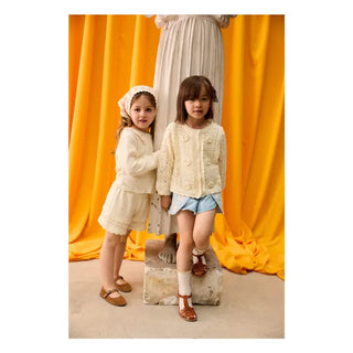 Chai Crocheted Knit Cardigan
