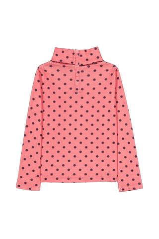 Poppy Dots Twiggy Turtleneck
