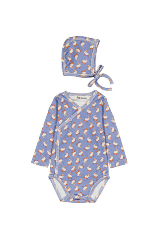 Rabbit Blue Pima Baby Set
