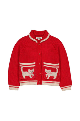 Grizzly Kitty Cherry Cardigan
