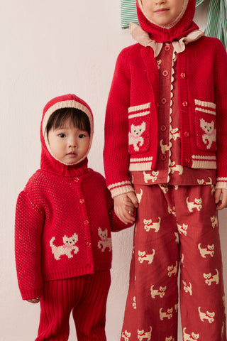 Grizzly Kitty Cherry Cardigan
