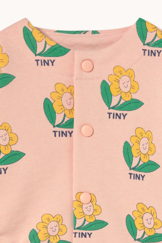 Tiny Flower Baby Jacket in Wild Rose
