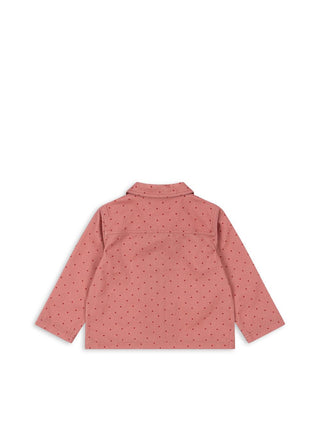 Mahogany Dot Nola Shirt Jacket
