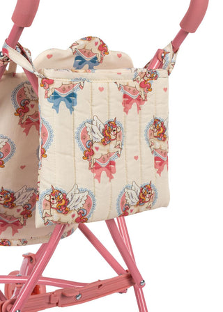 Twinkle Sprinkle Unicorn Print Doll Stroller
