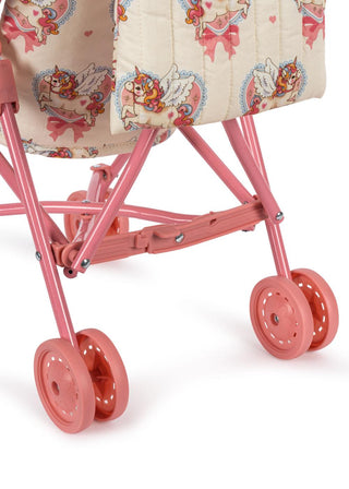 Twinkle Sprinkle Unicorn Print Doll Stroller
