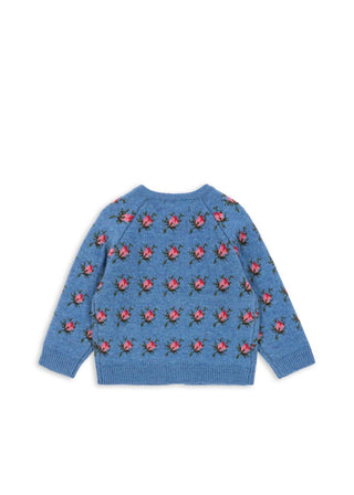 Rosie Blue Knit Cardigan
