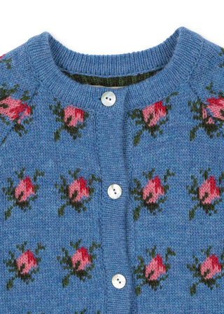 Rosie Blue Knit Cardigan
