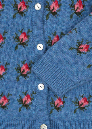 Rosie Blue Knit Cardigan

