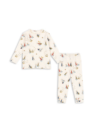 Lucia Cherub Candle Holiday Pajama Set
