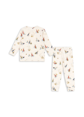 Lucia Cherub Candle Holiday Pajama Set

