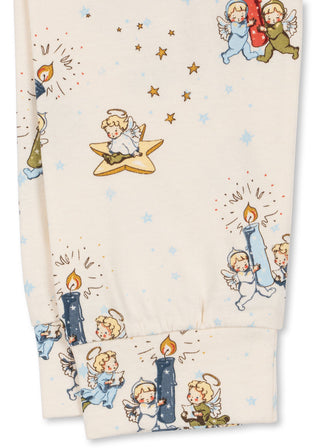 Lucia Cherub Candle Holiday Pajama Set
