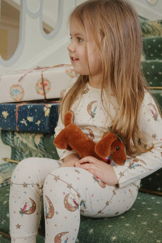 Luna Holiday Moon Pajama Set
