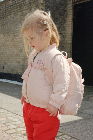 Kitty Bomber Jacket in Cameo Rose

