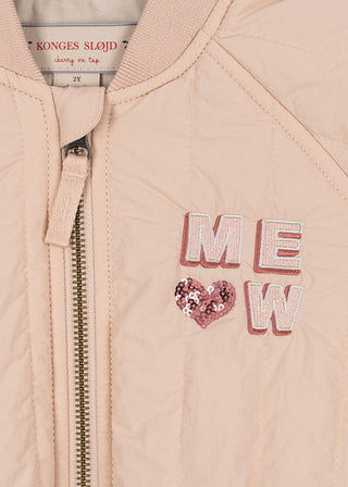 Kitty Bomber Jacket in Cameo Rose

