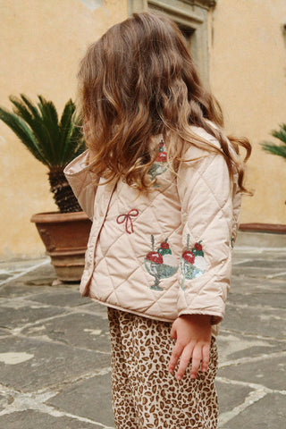 Flora Sequined Gelato Coat

